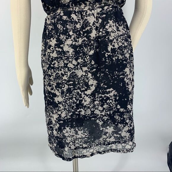 Fred David Black & Cream Sleeveless Date Night Cocktail Party Dress [Med] New - Picture 6 of 10